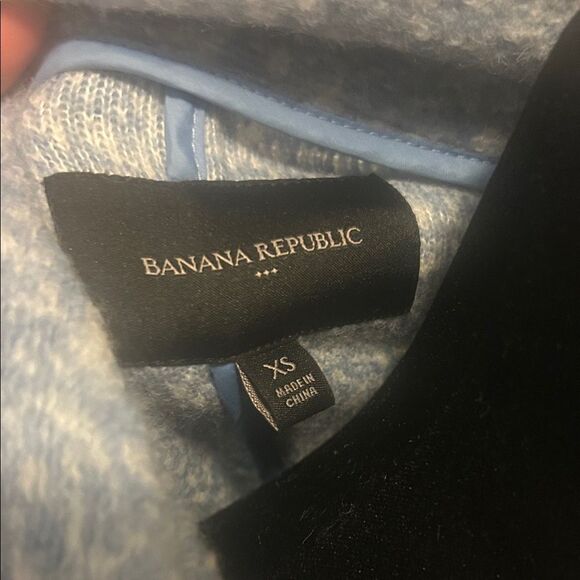 Banana Republic Light Blue Teddy Jacket A - Picture 2 of 9